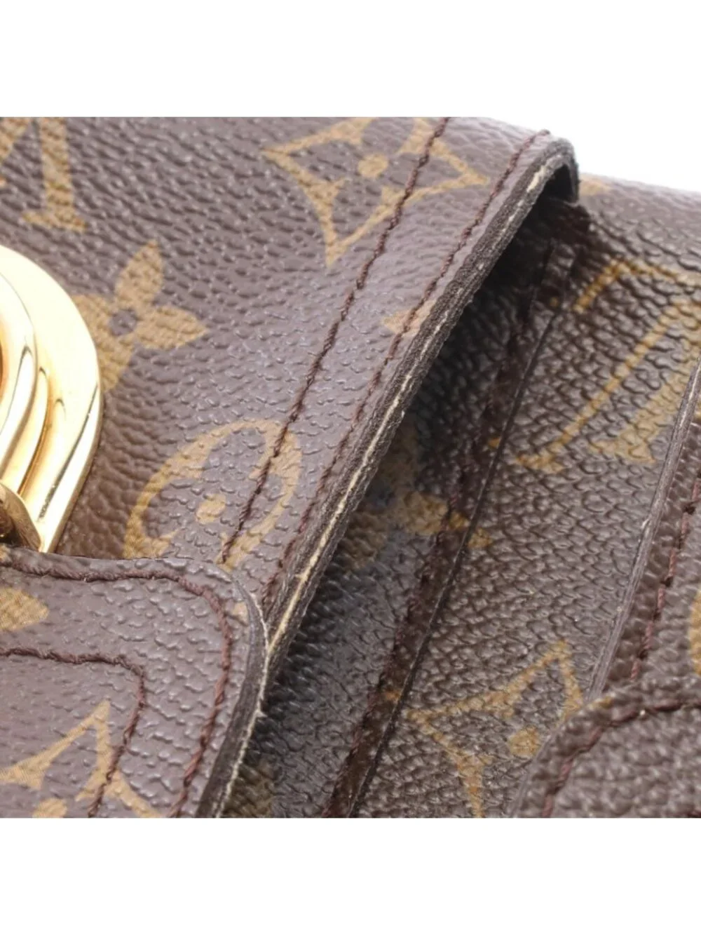Louis Vuitton Shoulder Bag Hudson GM Monogram Canvas Leather